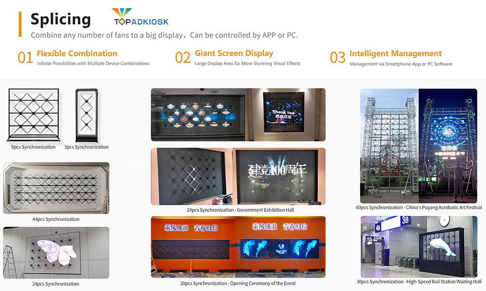 2025 3d led fan catalogue TOPADKIOSK